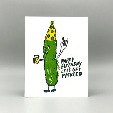 Pickled Birthday Card