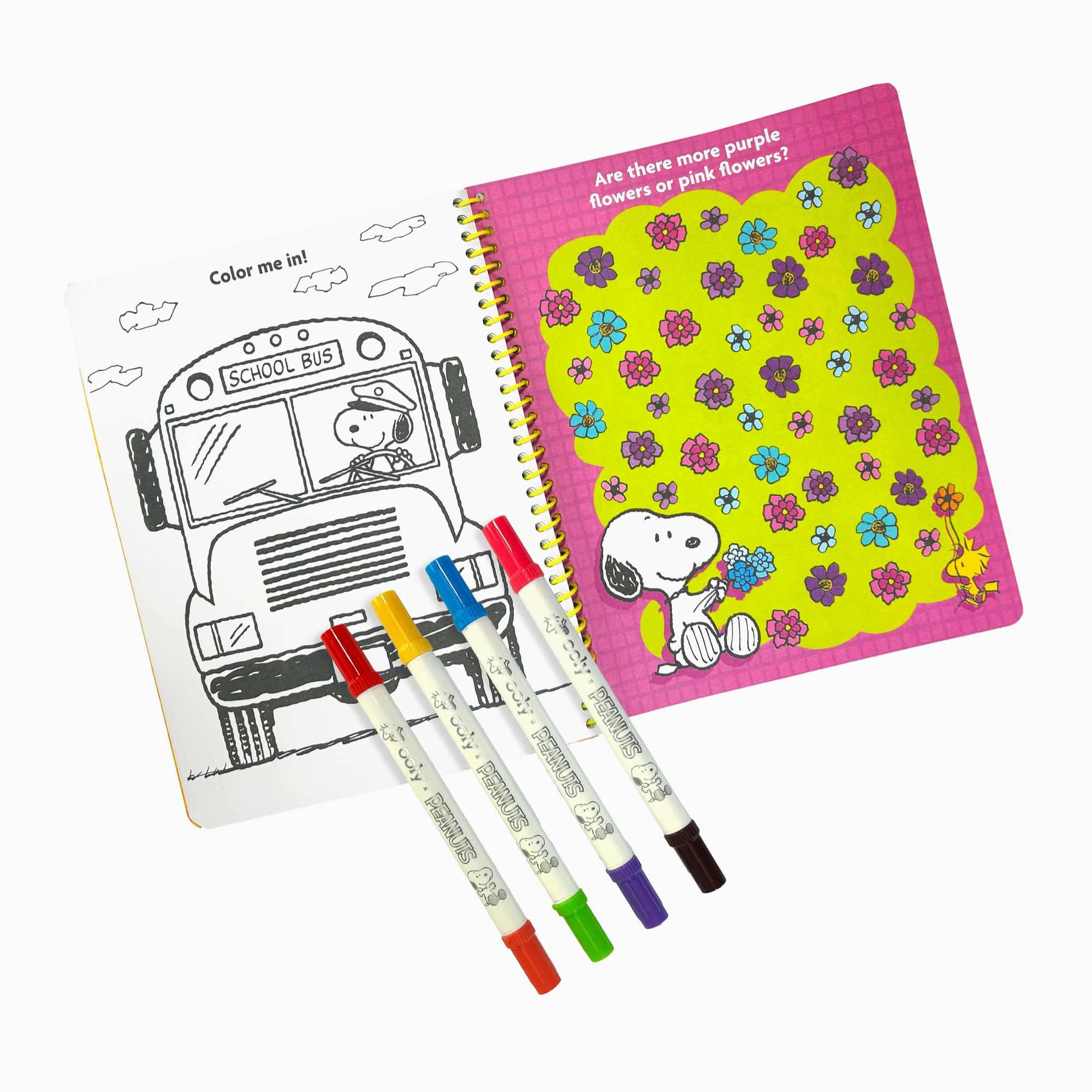 OOLY X Peanuts Activity Travel Kit & Double-Ended Markers