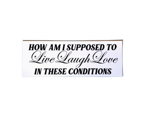 Live Laugh Love Car Magnet