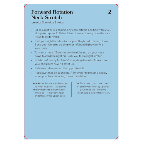 The Stretch and Breathe Deck: 60 Simple Exercises to Increase Flexibility and Release Tension