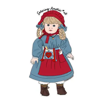 Kirsten American Girl Doll Sticker