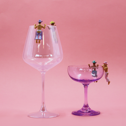 Disco Cowboy Drink Markers (4 packs)