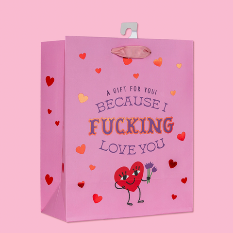 Because I Fucking Love You Deluxe Gift Bag Medium