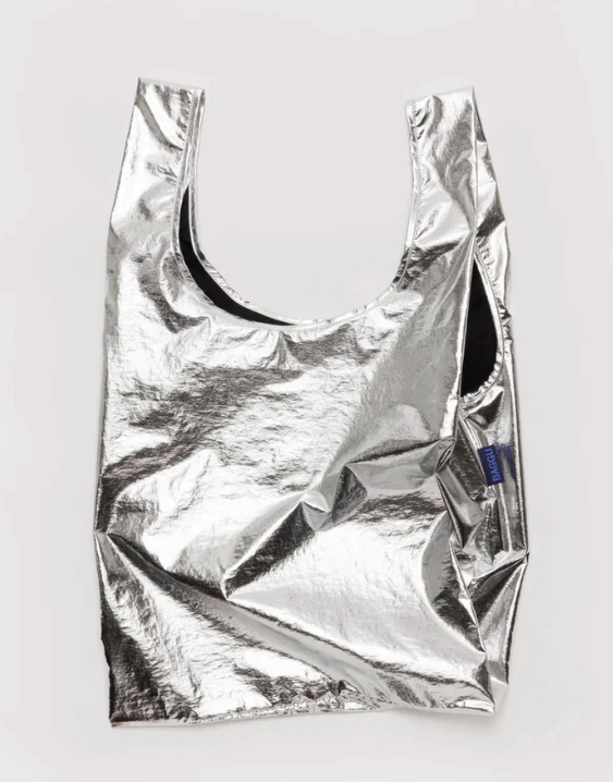 Baby Baggu - Metallic Silver