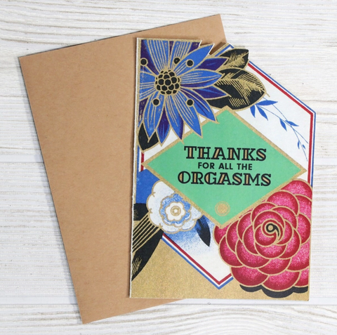 Thanks For All the Orgasms Card