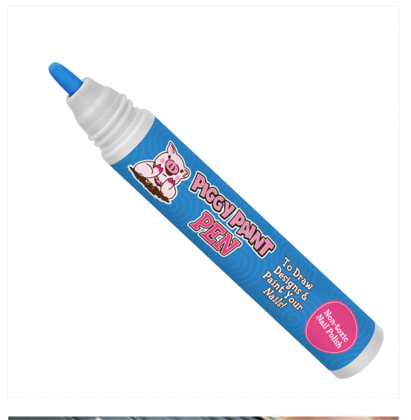 Piggy Pink Piggy Paint Pen Non-Toxic Kids Nail Polish - Stay Forever
