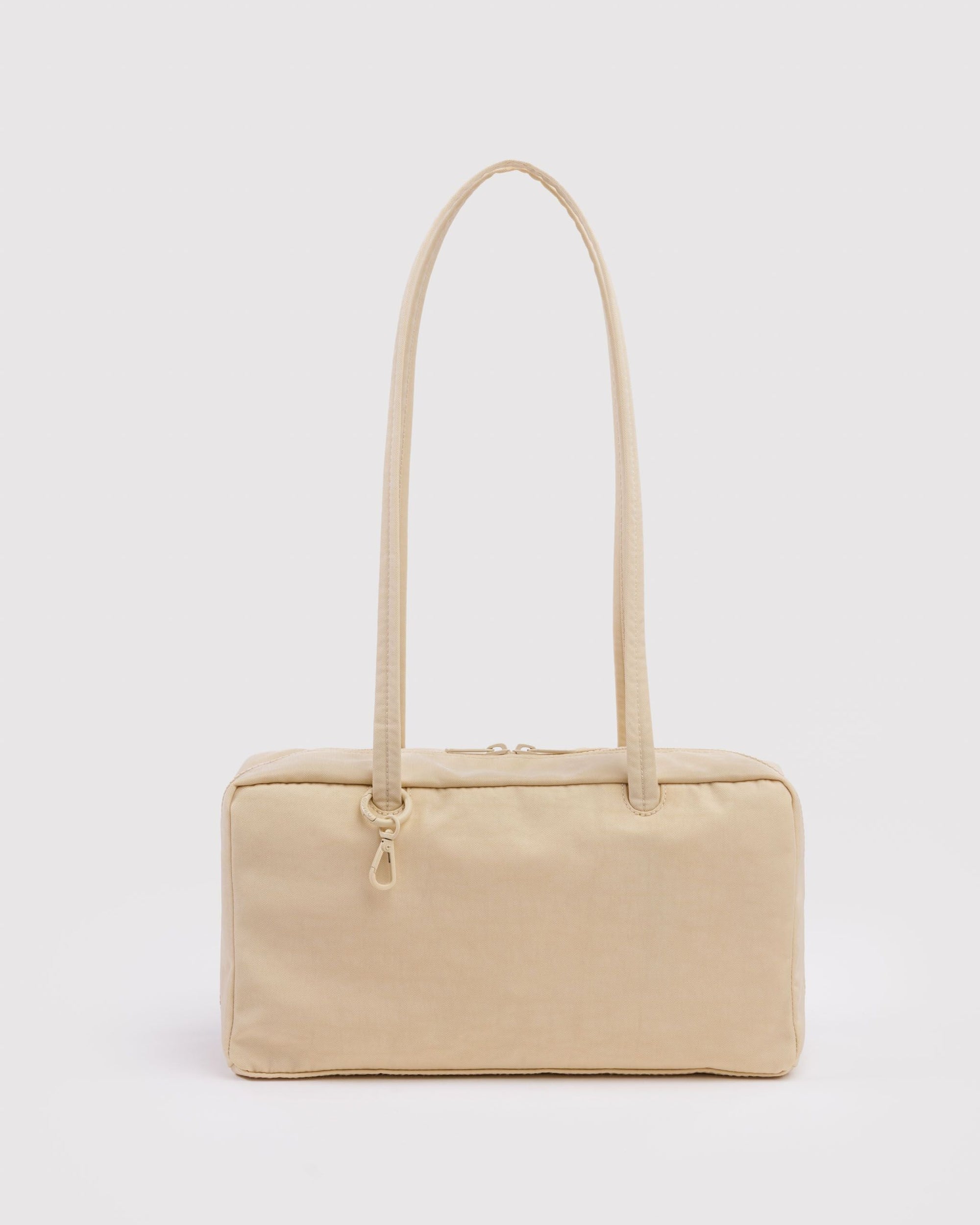 Nylon Bowler Bag - Custard