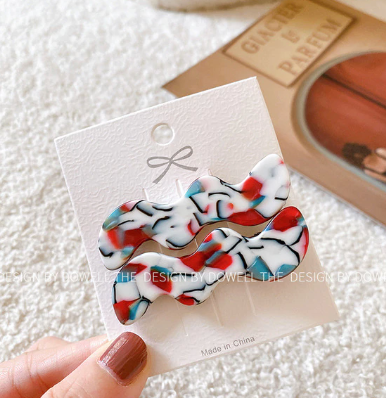 Wavy Hair Barrettes - Stay Forever
