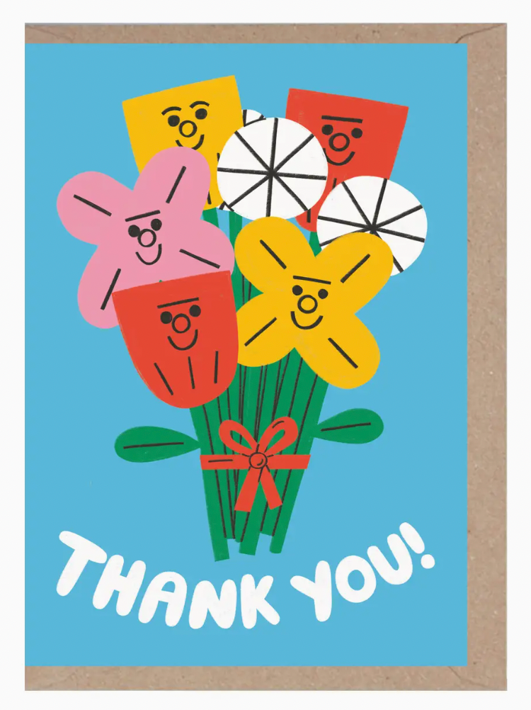 Thank You Flowers Card