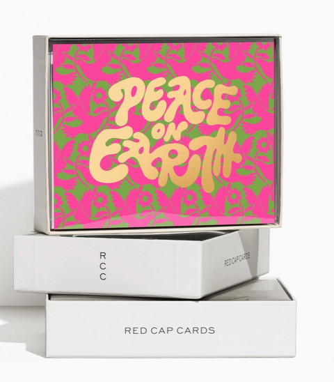 Neon Doves Holiday Greeting Card Boxed Sets