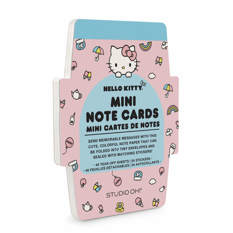 Hello Kitty Mini Note Cards with Stickers