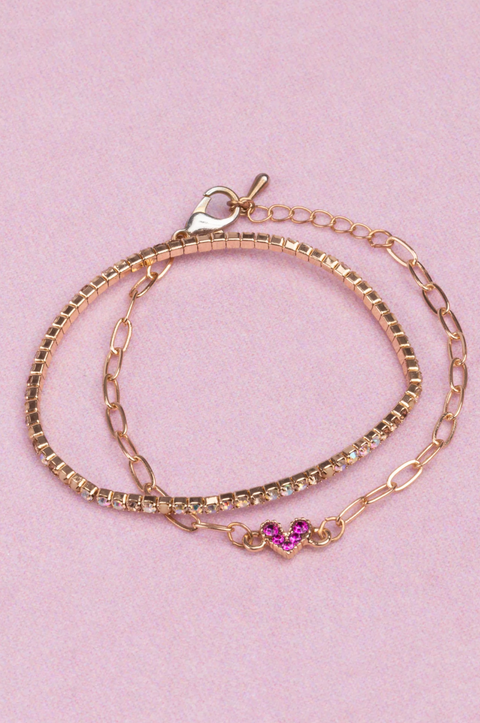 Boutique Chic Linked with Love Bracelet