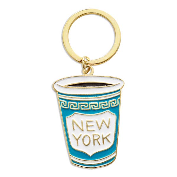 New York Coffee Cup Key Chain