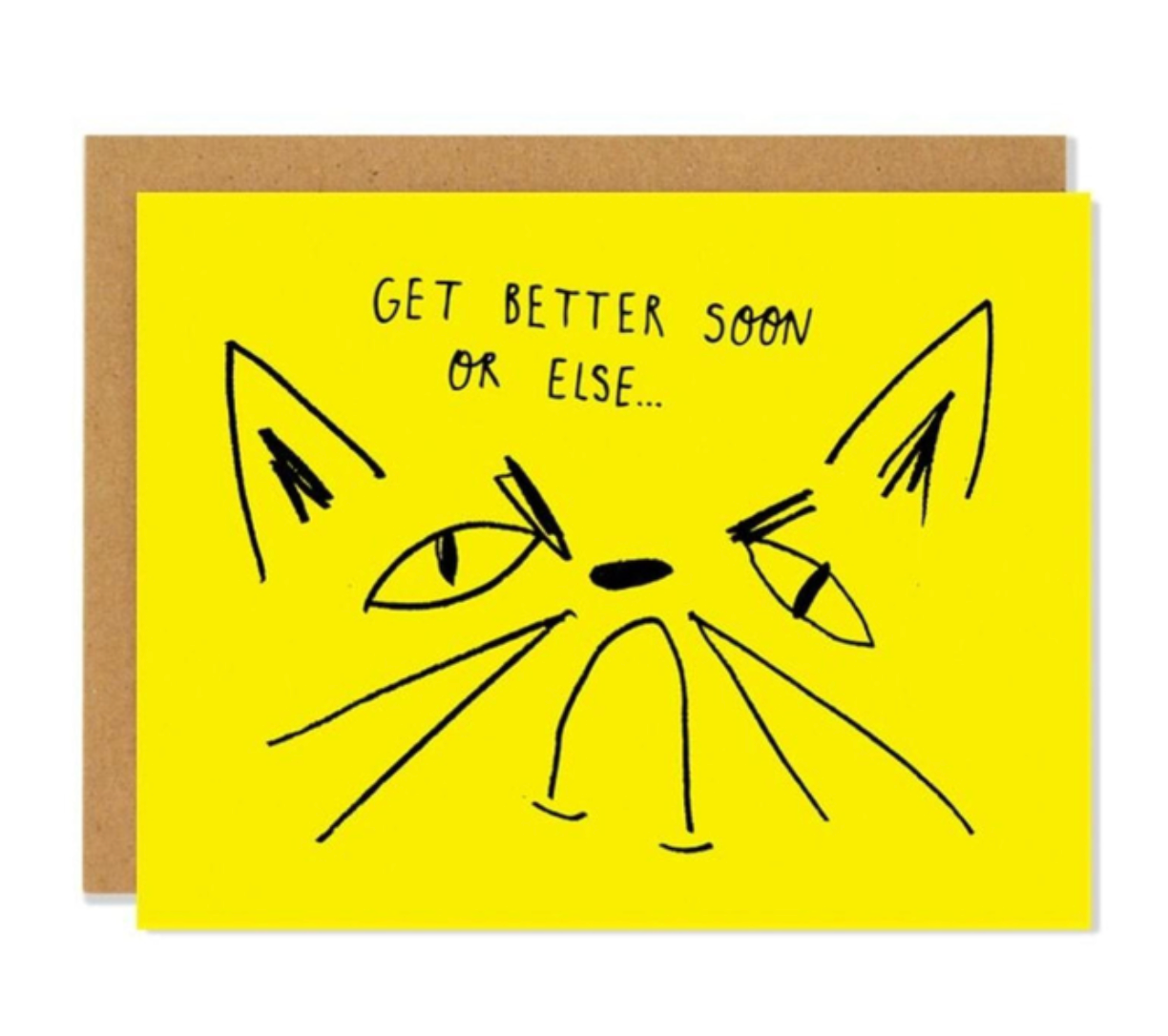 Snitty Kitty Get Better Card