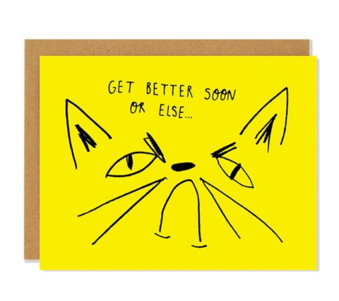 Snitty Kitty Get Better Card
