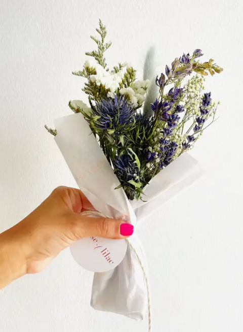 Chic Dried Flower Mini Bouquet