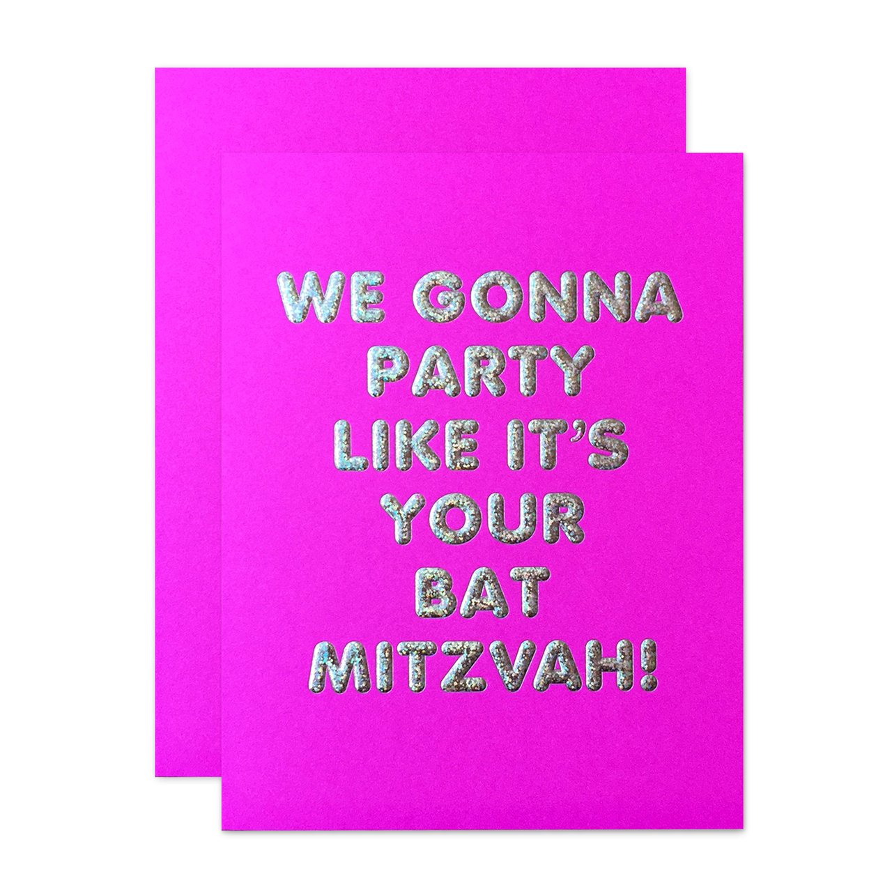 Bat Mitzvah Congrats Card