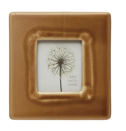 Stoneware Frame - Brown