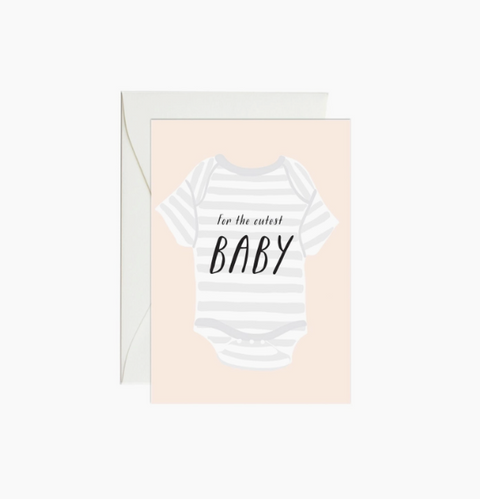 Baby Onesie Mini Enclosure Card