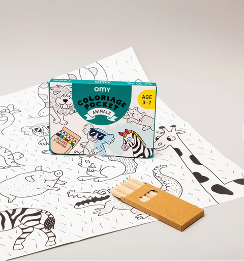 Pocket coloring of Animals