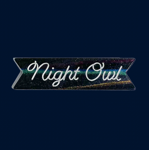 Night Owl Hair Clip