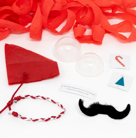 Peppermint Candy Surprise Balls (Set of 6)