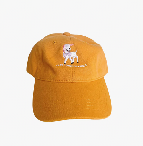 Here Comes Trouble Baseball Dad Hat