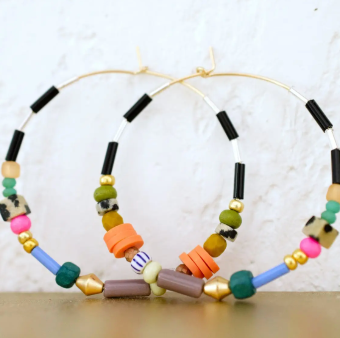 Jill Makes | Black and White Hoops