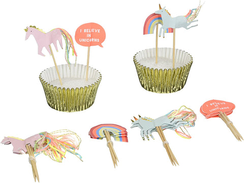 I Believe In Unicorns Cupcake Kit