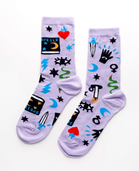 Mystic Spells Crew Socks (W)