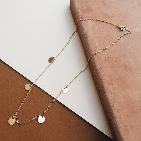 Dainty Disc Necklace