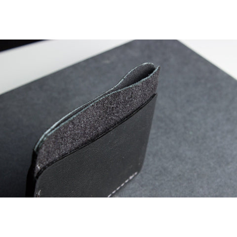 Triple Pocket Leather Card Case