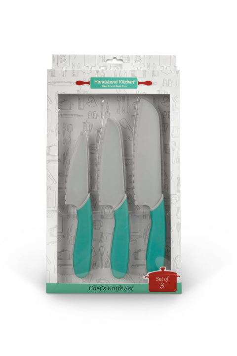 3pc Chef's Kid Safe Knife Set