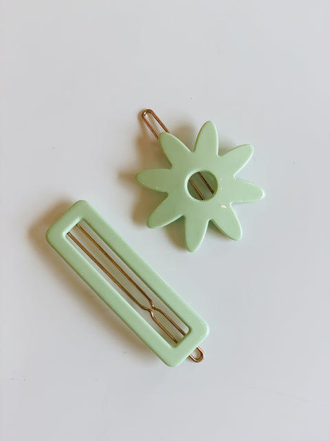 Star Flower Clip Set
