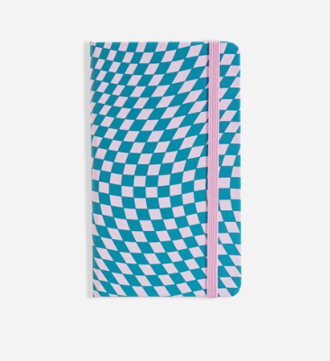 Pattern Hardcover Notebook -Checkers