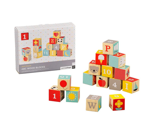 ABC Wooden Alphabet Blocks