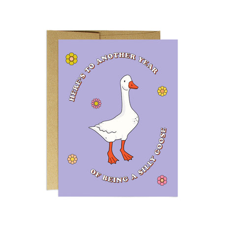 Silly Goose Birthday - Purple