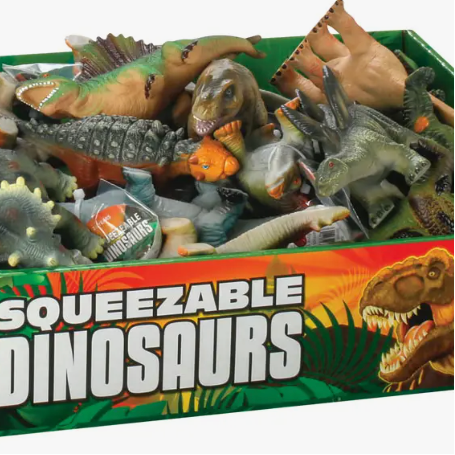 Squeezable Dinosaurs Stay Forever
