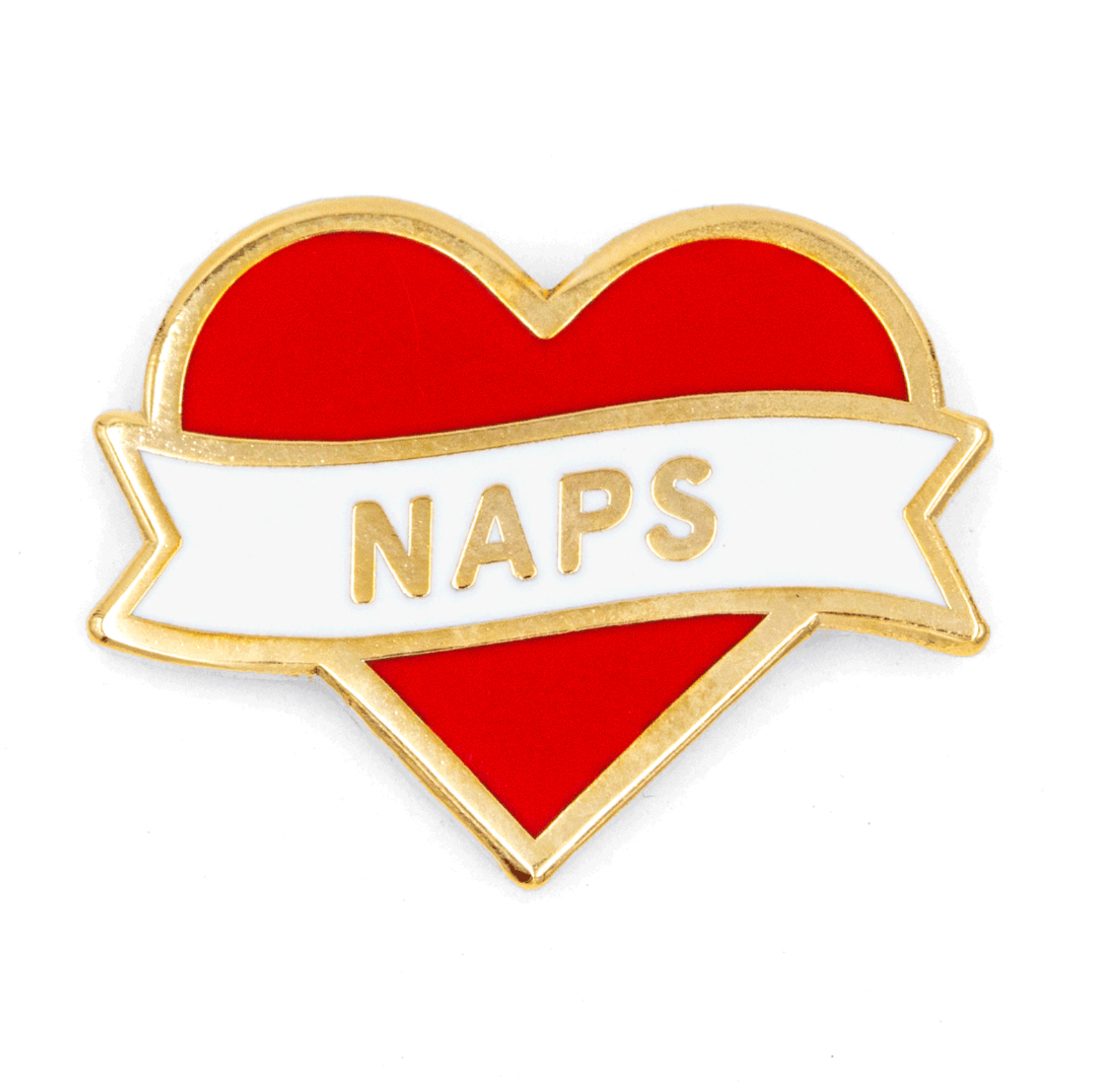 Heart Naps Enamel Pin