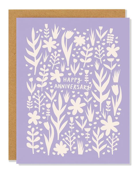 Lavender Anniversary Card