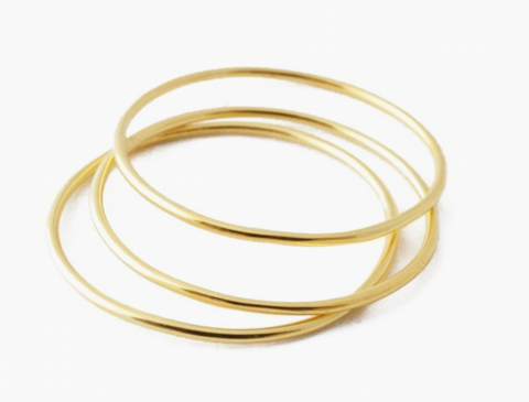 Gold Stacking Ring