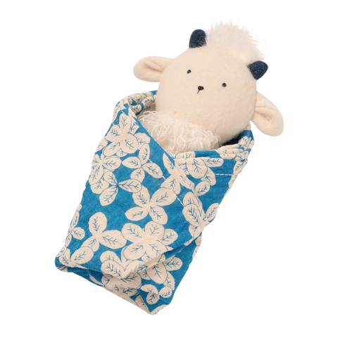 Goat Rattle + Burp Cloth