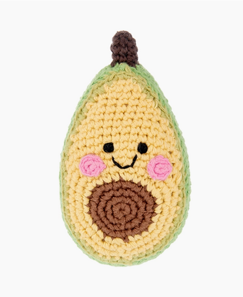 Crochet Fruits & Veggies Rattle