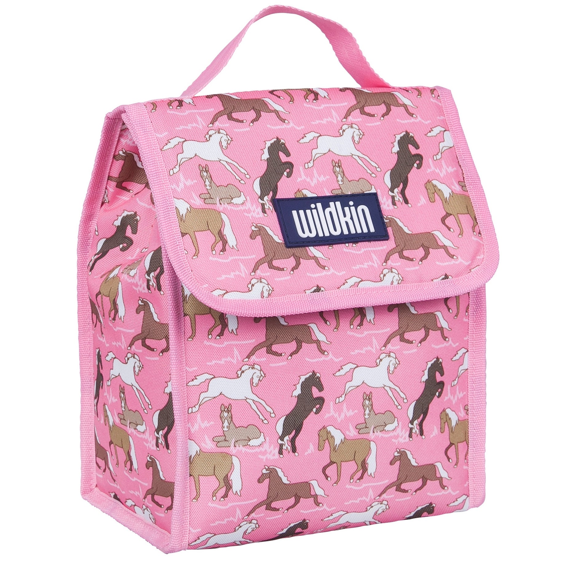 Horses in Pink Lunch Bag