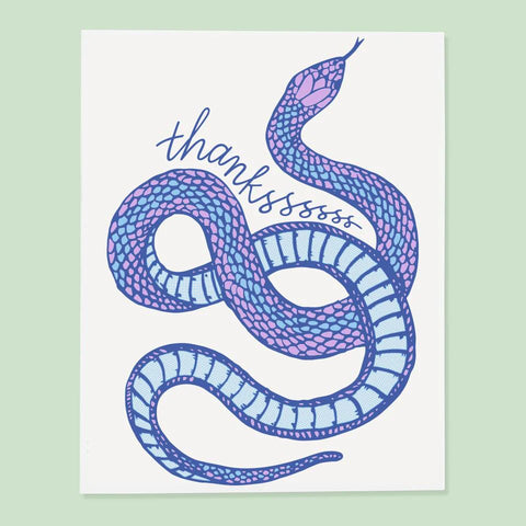 Thanksss Snake Card