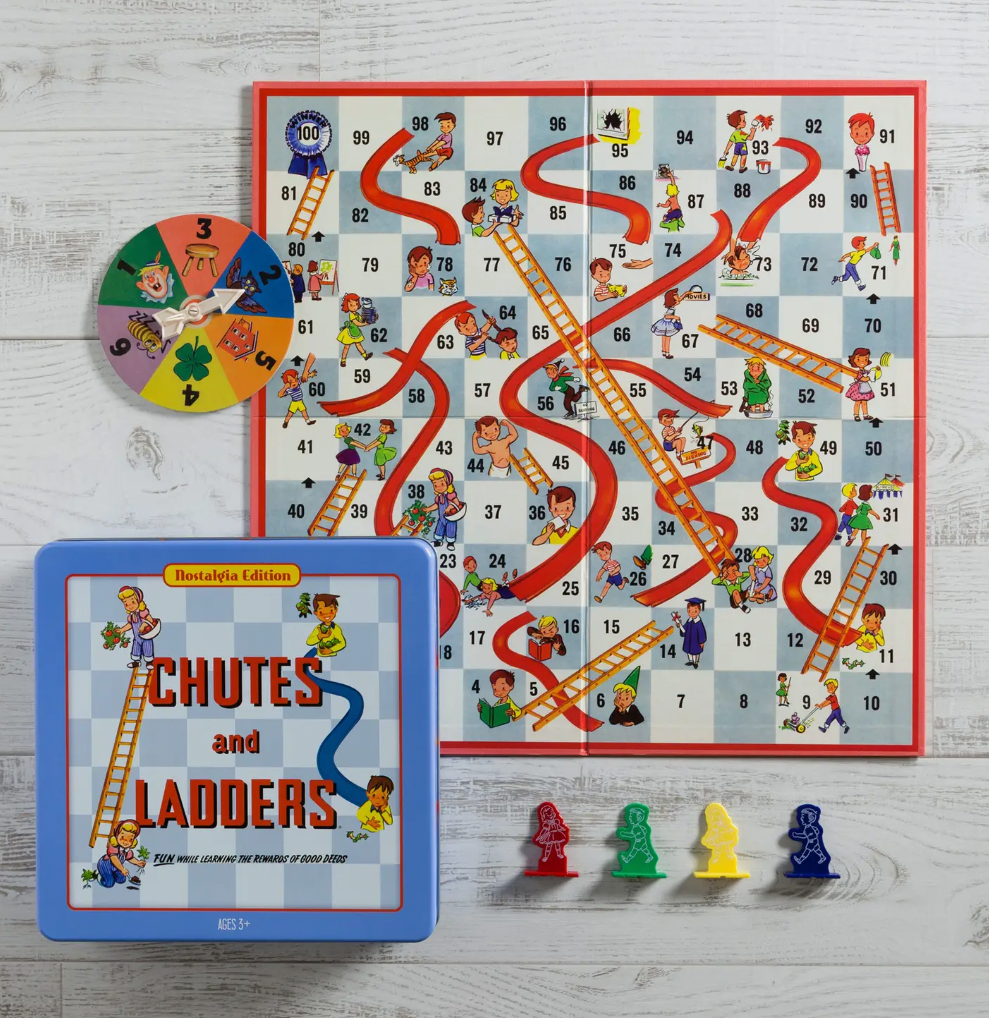 Chutes and Ladders Nostalgia Tin
