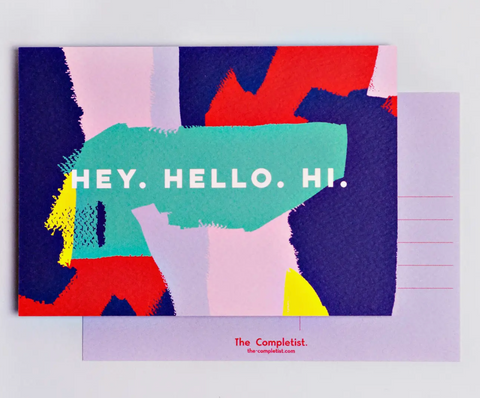 Colour Block Postcard