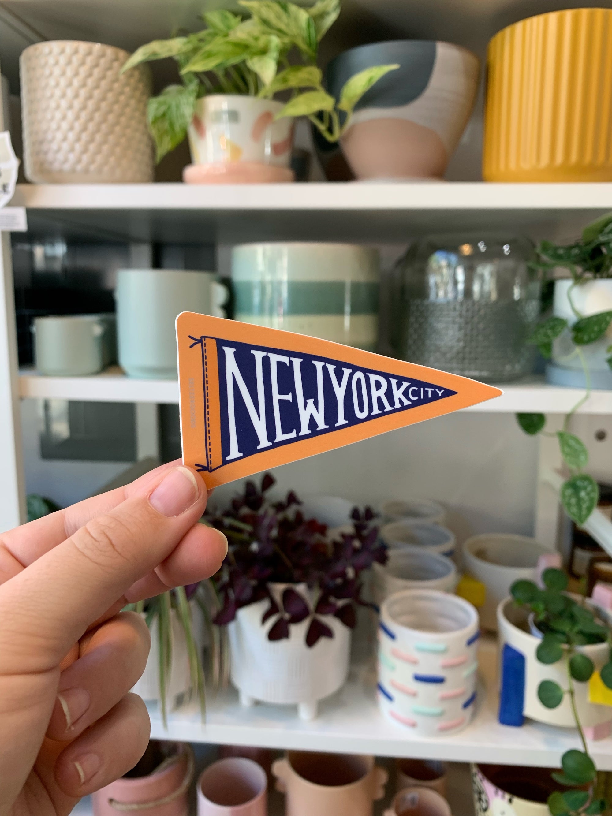 NYC Pennant Sticker