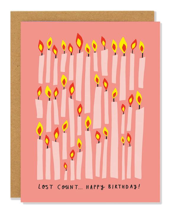 Lost Count Birthday Card