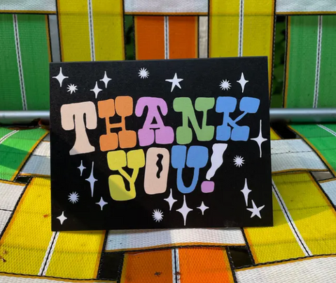 Western Thank You Card